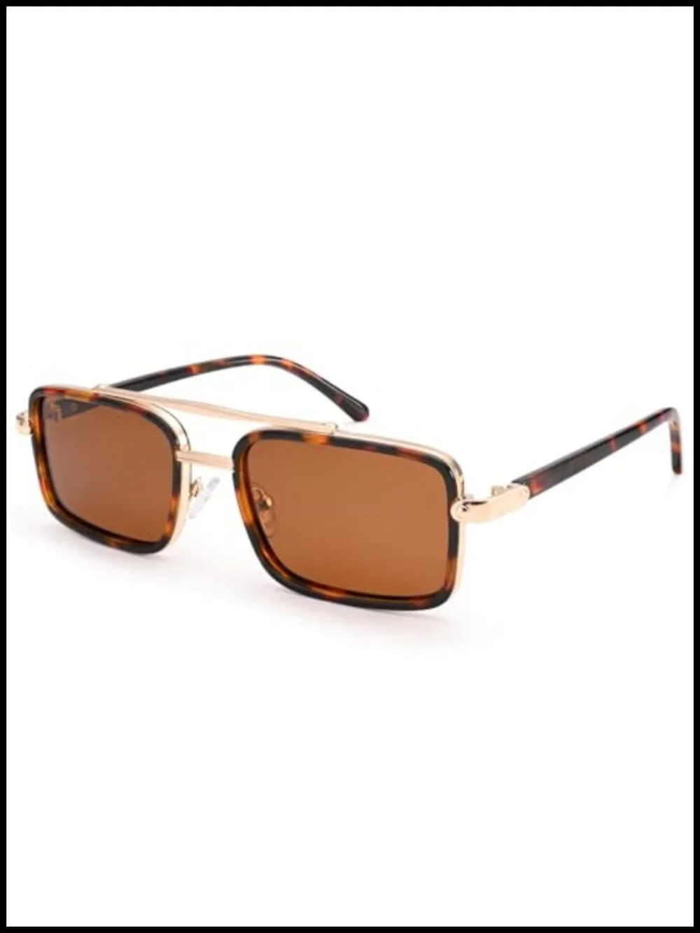 Polarized Aviator Sunglasses Retro Rectangle UV Protection